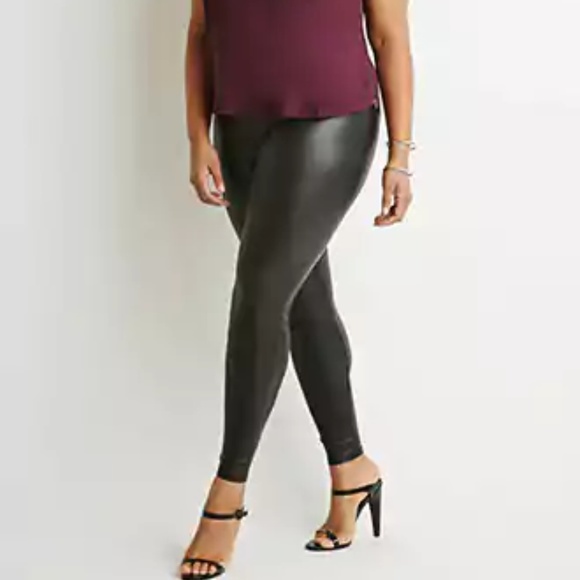 plus size liquid leggings